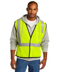 CornerStone ® ANSI 107 Class 2 Economy Mesh One-Pocket Vest - Holiday