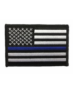 Blue Thin Line - US Flag Velcro